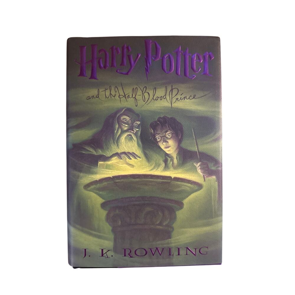 1st First Print 1st Edition Hardcover 2005 Harry Potter Half Blood Prince Error